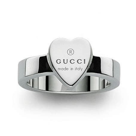 anello cuore gucci|Anello Gucci Heart in argento sterling in Rosso .